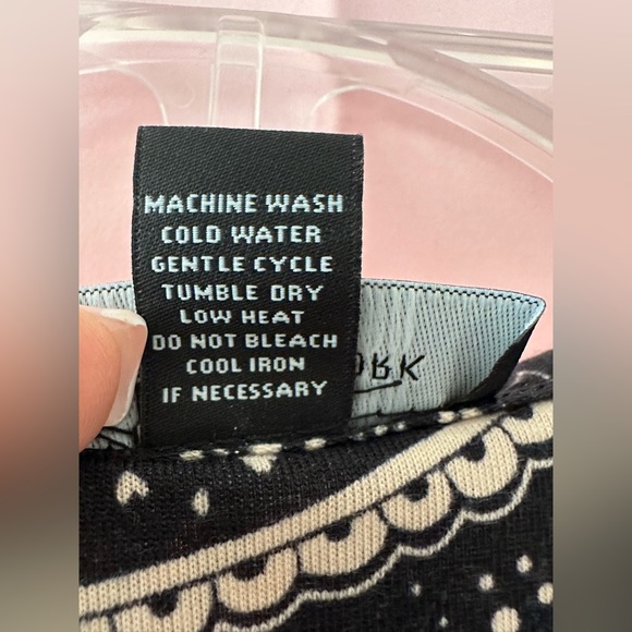 Jones New York Cotton Feel Paisley Print Robe- S/M - Picture 9 of 13